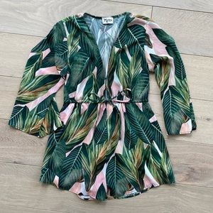 Show Me Your Mumu Tropical Romper Size Small